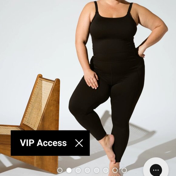 Universal Standard Next-to-Naked Bodysuit (Black) Size 18-20 Medium - Picture 2 of 4